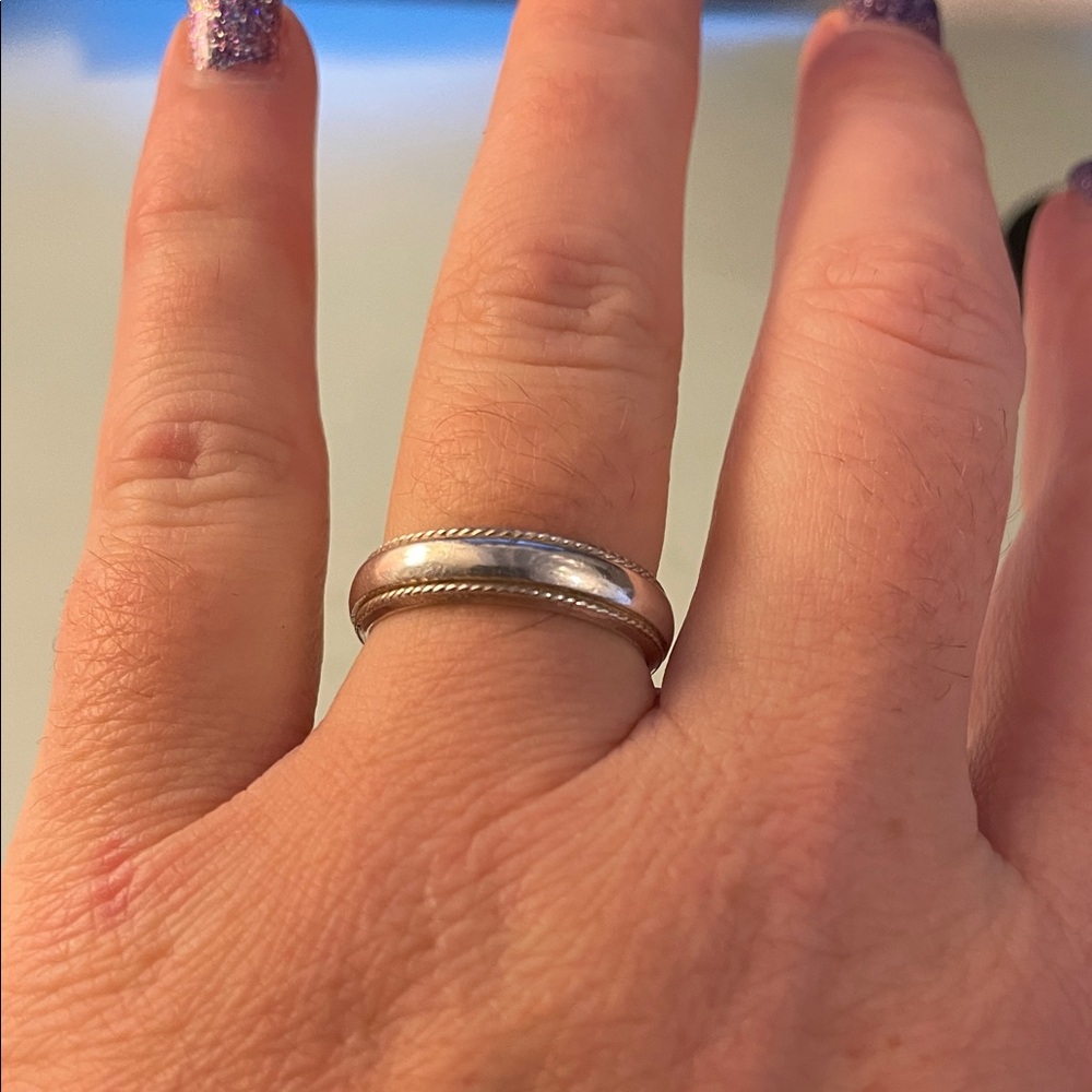 Sterling Silver Wedding Band